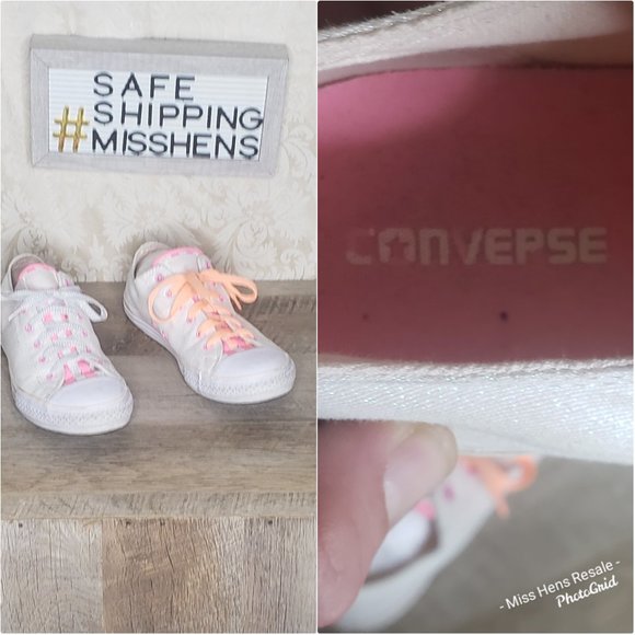 converse peach pink